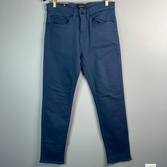 BANANA REPUBLIC NWT Blue Slim Fit Brushed Cotton Stretch Chinos Preppy 30x32 - Picture 13 of 13